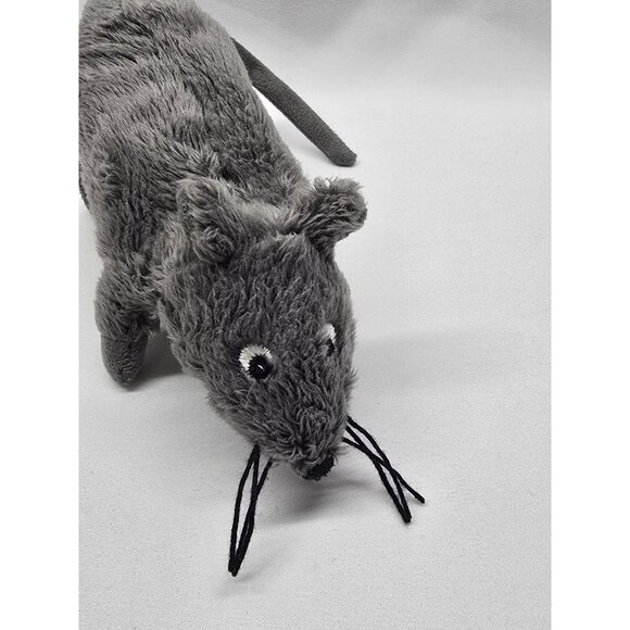 Grey Mouse Ikea GOSIG MUS Small 5" Rat Plush Stuffed Ikea "Retired" No Tush Tags - Picture 3 of 6